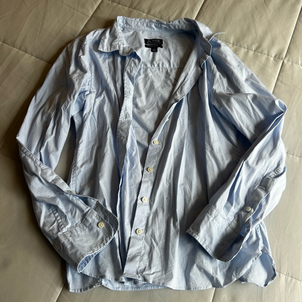 J Crew Slim Fit Button Down Sz 14 EUC